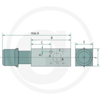 ARGO HYTOS NG06-Ogranicznik ciśnienia A 85025034 - 85025034 - Sklep rolniczy PoltechParts