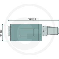 ARGO HYTOS NG06-Zawór dławiąco-zwrotny B 85025038 - 85025038 - Sklep rolniczy PoltechParts