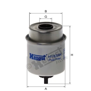 Hengst Filtr paliwa H183WK 866H183WK