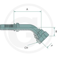 GRANIT PN 08 DKJ 3/4" 45° 87010706 - Sklep PoltechParts