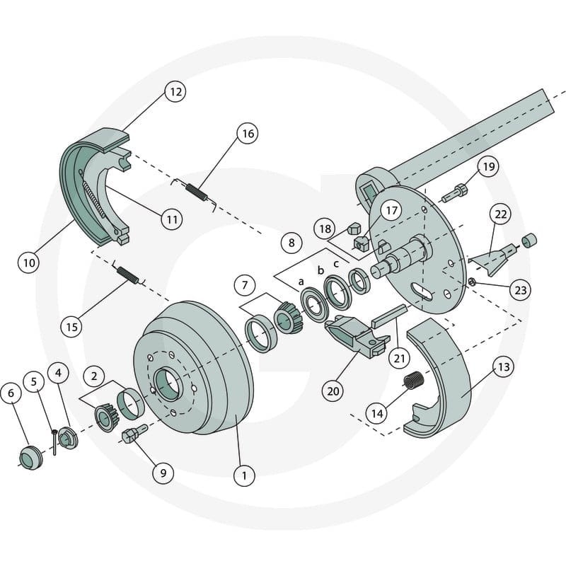 KNOTT Zestaw regulacji 8890100296 - Sklep PoltechParts