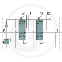 GRANIT Zawór P80 2x DW (z kielichami przyłączen 87000944 - 87000944 - Sklep rolniczy PoltechParts