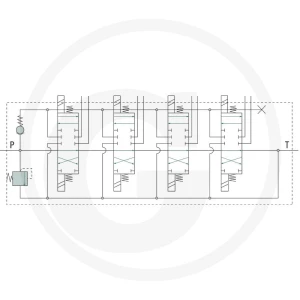 GRANIT Zawór elektryczny 12V 4x DW (A-B zamknię 87000993