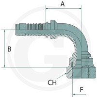 GRANIT PN 10 DKJ 5/8" 90° 87010736 - Sklep PoltechParts