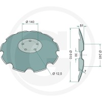 GRANIT Dysk GRANIT 11933009 - 11933009 - Sklep rolniczy PoltechParts
