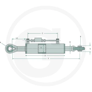 GRANIT Hydrauliczny łącznik górny 12054128