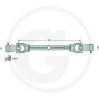 Weasler Wał przegubowy 39716017445151 - 39716017445151 - Sklep rolniczy PoltechParts
