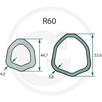 ROTARO Wał przegubowy 12542995 - Sklep PoltechParts
