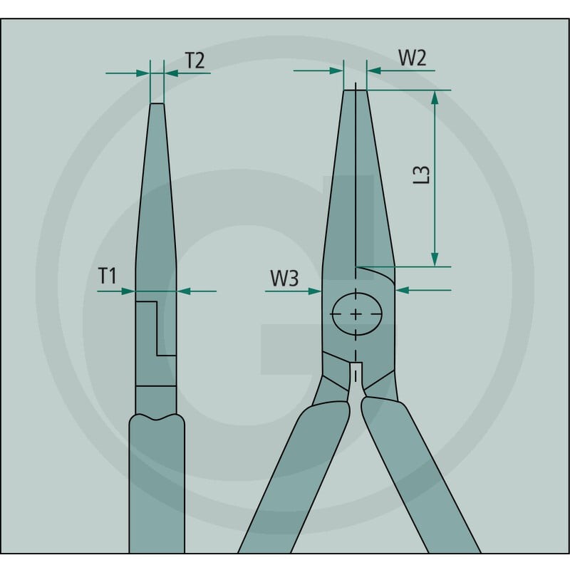KNIPEX Szczypce montażowe 7602881280 - Sklep PoltechParts