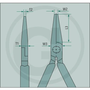 KNIPEX Szczypce montażowe 7602881280
