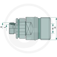 GRANIT KF 28L (M36x2,0) DN25-BG6 81510091 - 81510091 - Sklep rolniczy PoltechParts