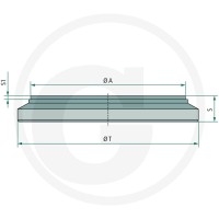 Contarini D100 Płyta FE 510, T=115 S=15 82000399 - 82000399 - Sklep rolniczy PoltechParts
