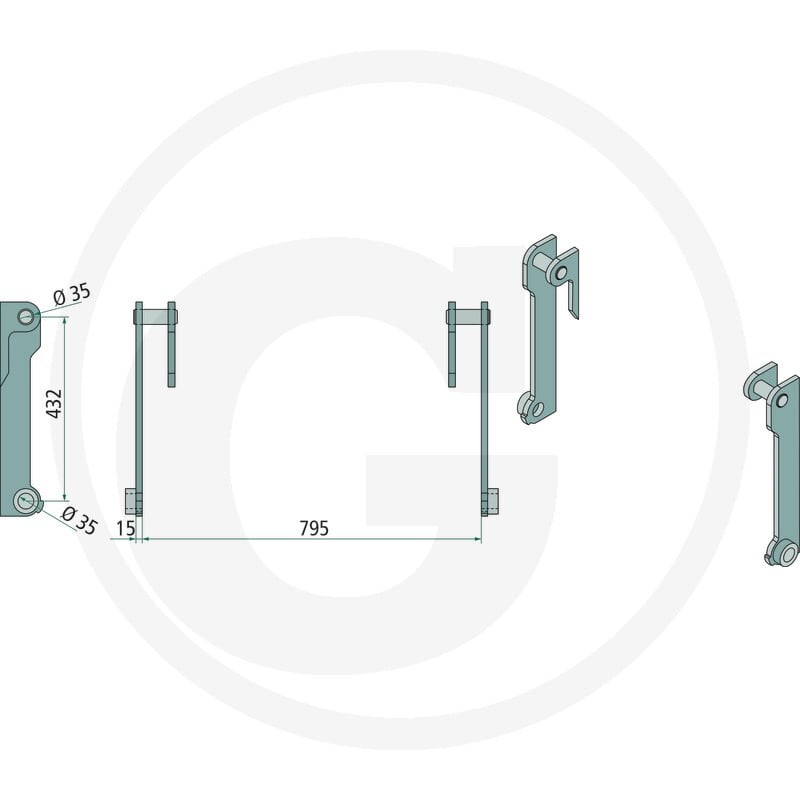GRANIT Zestaw elementów wypalanych 778755204 - 778755204 - Sklep rolniczy PoltechParts