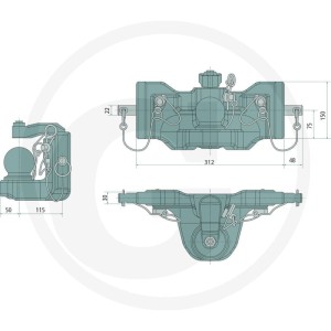 Rockinger Zaczep automatyczny 787825A1240C