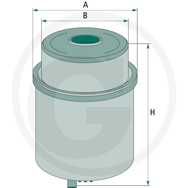 GRANIT Filtr wstępny paliwa 8001060 - 8001060 - Sklep rolniczy PoltechParts