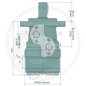M+S Silnik MR 200cc splined SAE 6B G 1/2 11969287