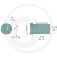M+S Silnik MR 200cc D=32mm G 1/2'’ 11973553 - Sklep PoltechParts