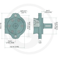 M+S Silnik MR 200cc D=32mm G 1/2'’ 11973553 - Sklep PoltechParts