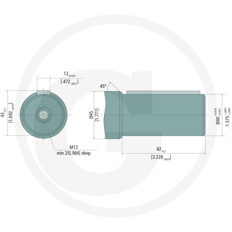 M+S Silnik MT 160 D=40mm 11953523 - Sklep PoltechParts