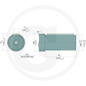 M+S Silnik MT 160 D=40mm 11953523