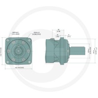 M+S Silnik MT 160 D=40mm 11953523 - Sklep PoltechParts