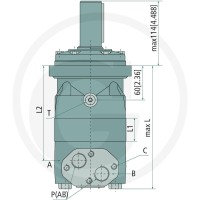 M+S Silnik MT 160 D=40mm 11953523 - Sklep PoltechParts