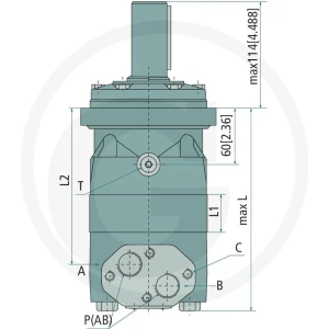 M+S Silnik MT 500 D=40mm 11982220