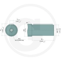 M+S Silnik MT 500 D=40mm 11982220 - Sklep PoltechParts