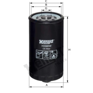 Hengst Filtr oleju Hengst H396W 11038211
