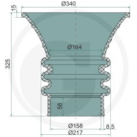 GRANIT Lejek dokujący Premium 6" 11302815 - 11302815 - Sklep rolniczy PoltechParts
