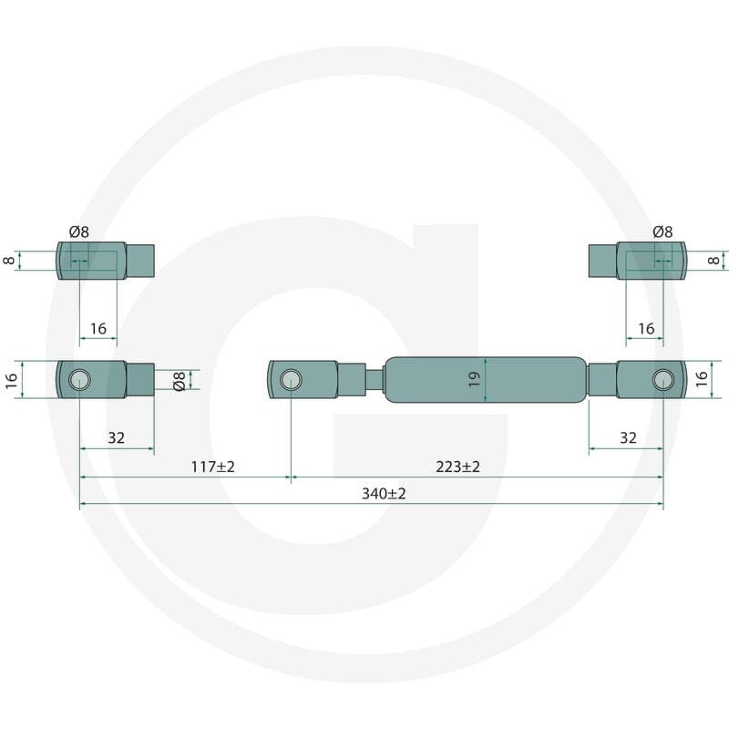 Stabilus Przepustnica ciśnienia gazu 11525728 - Sklep PoltechParts