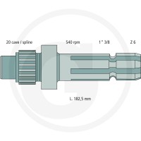 GRANIT Końcówka wałka przekaźnika mocy 70802026 - 70802026 - Sklep rolniczy PoltechParts