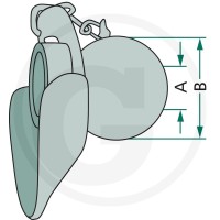 CBM Kula z kołnierzem 712D956 - 712D956 - Sklep rolniczy PoltechParts