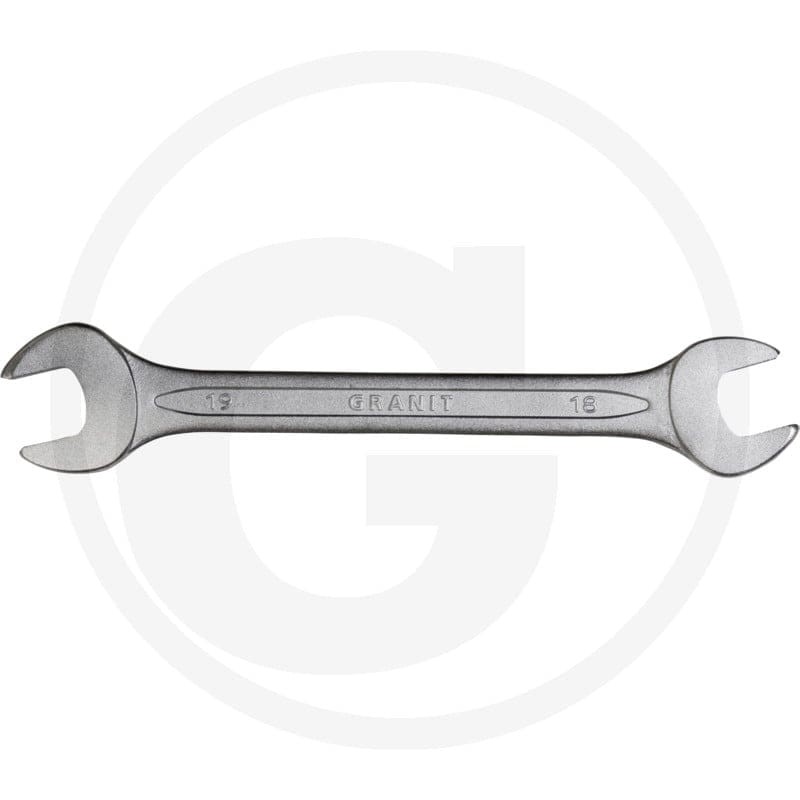 GRANIT BLACK EDITION Dwustronny klucz szczękowy, 18x19 mm 7301384 - 7301384 - Sklep rolniczy PoltechParts
