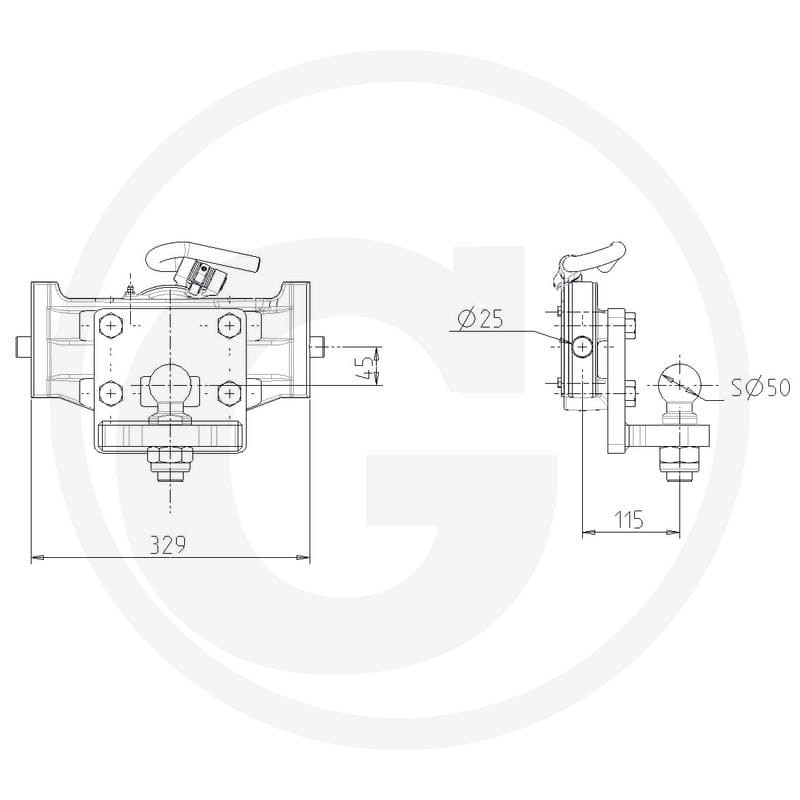 Sauermann Zaczep automatyczny 711200101 - Sklep PoltechParts