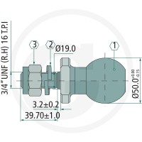 GRANIT Sworzeń kulowy 20000200 - Sklep PoltechParts