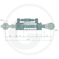 GRANIT Łącznik górny hydrauliczny 20000212 | poltechparts.pl