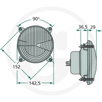 Cobo Wkład reflektora kierunkowego 22705430000 - 22705430000 - Sklep rolniczy PoltechParts