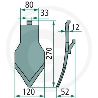 Frank Dziób redlicy 23646G0350500 - 23646G0350500 - Sklep rolniczy PoltechParts