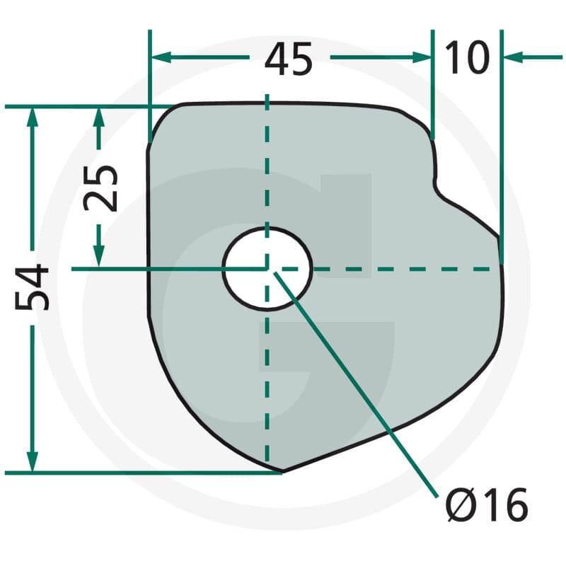 GRANIT Łożysko zawiasu 22010053 - 22010053 - Sklep rolniczy PoltechParts