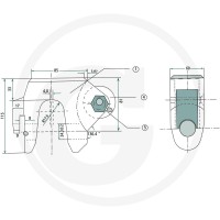 GRANIT Widełki do wywrotki 22099145 - 22099145 - Sklep rolniczy PoltechParts