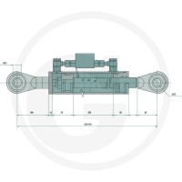 GRANIT Łącznik górny hydrauliczny 20000214 | poltechparts.pl