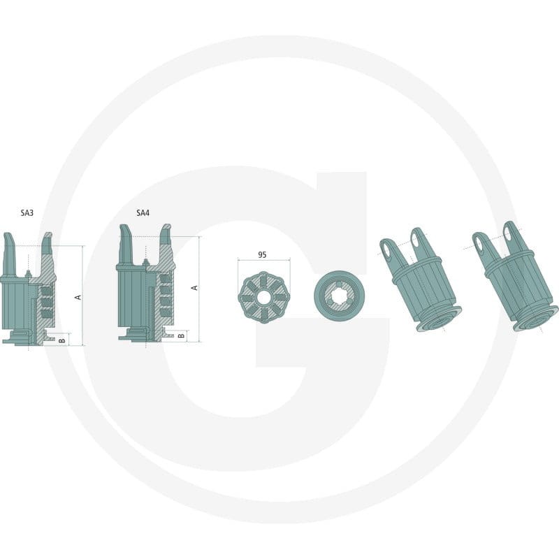 BLUELINE Grzechotka gwieździsta 377377205 - 377377205 - Sklep rolniczy PoltechParts