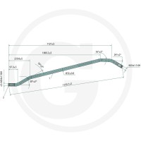 GRANIT Drążek kierowniczy poprzeczny 38704465 - 38704465 - Sklep rolniczy PoltechParts