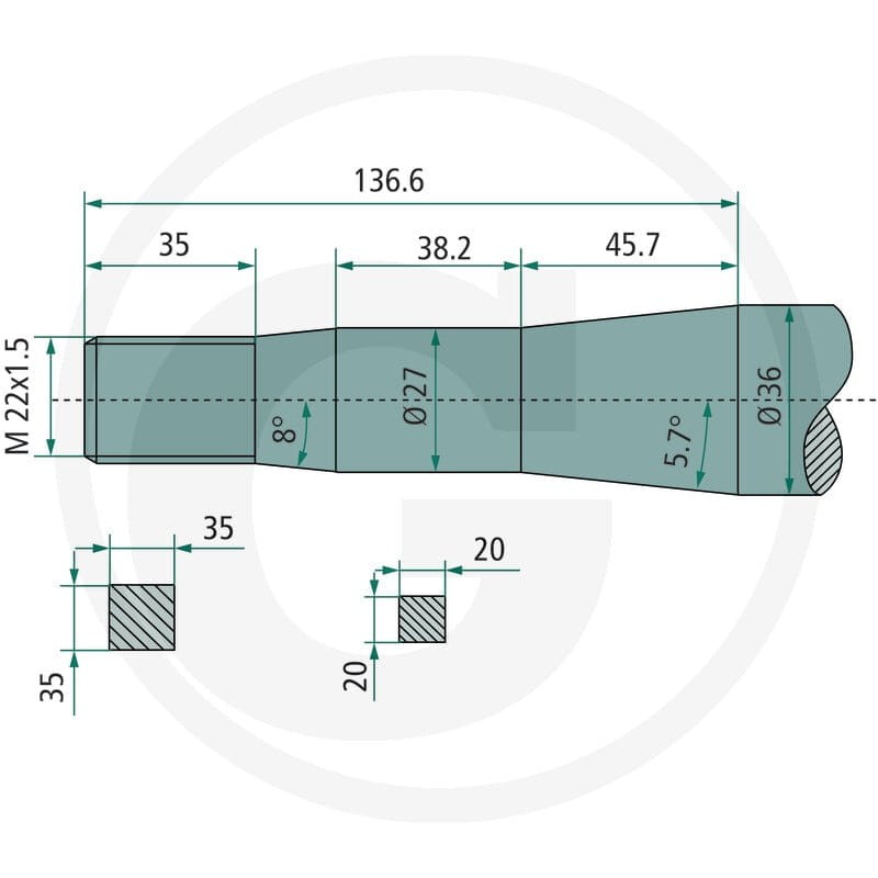 SHW Ząb 43008402200 - Sklep PoltechParts
