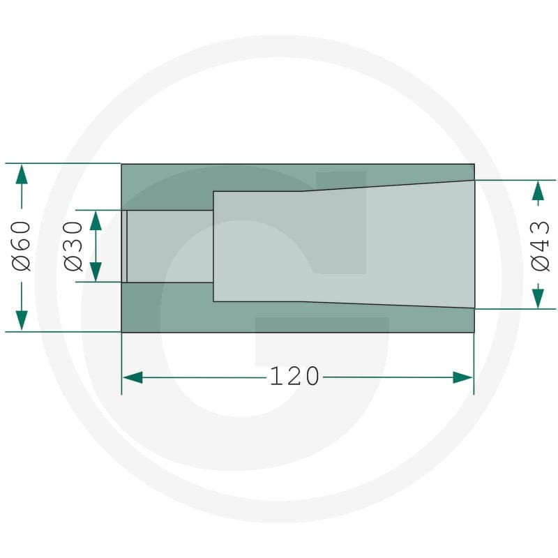 GRANIT Tuleja do przyspawania 4301204301 - 4301204301 - Sklep rolniczy PoltechParts