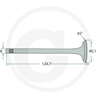 GRANIT Zawór ssący 38004546 - 38004546 - Sklep rolniczy PoltechParts