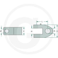 Walterscheid Głowica widełkowa 395306406 | poltechparts.pl