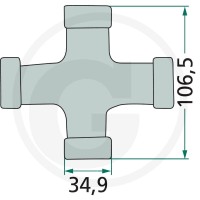 Weasler Zestaw krzyżaków 427204-6806 - 427204-6806 - Sklep rolniczy PoltechParts