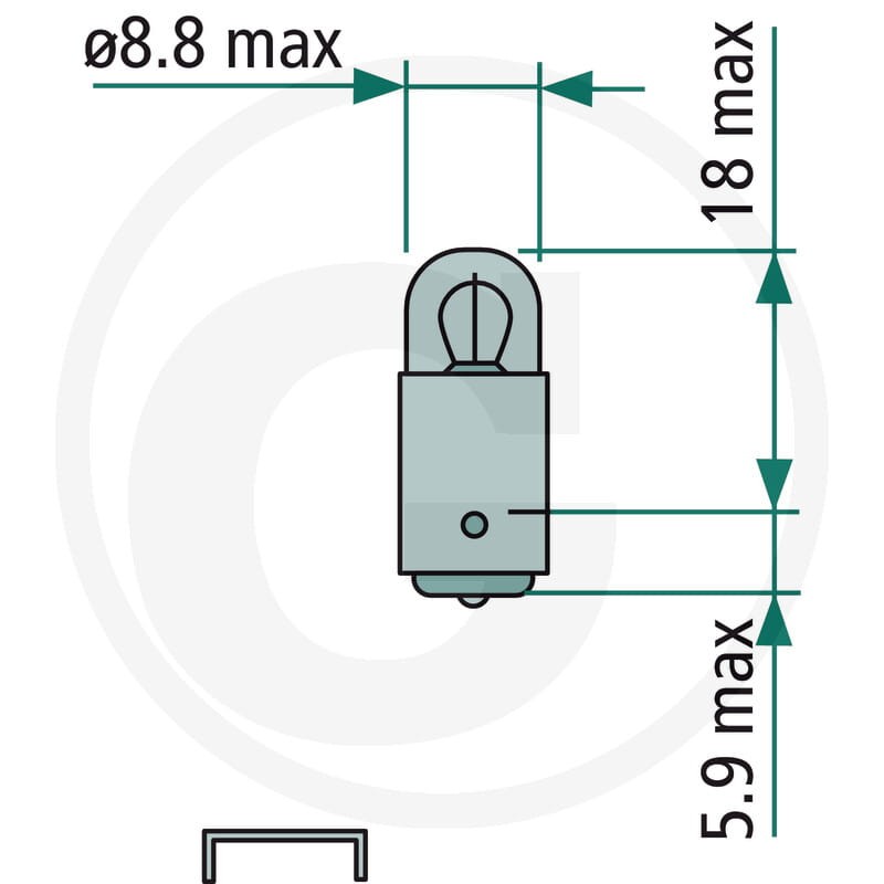 Philips Żarówka kulista T3W 44713910CP | poltechparts.pl